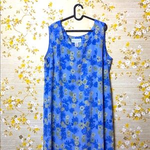 Maggie McNaughton Floral Dress 2X